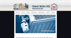 Desktop Screenshot of gerd-broehl.de