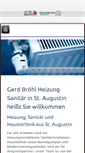 Mobile Screenshot of gerd-broehl.de
