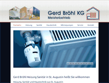Tablet Screenshot of gerd-broehl.de